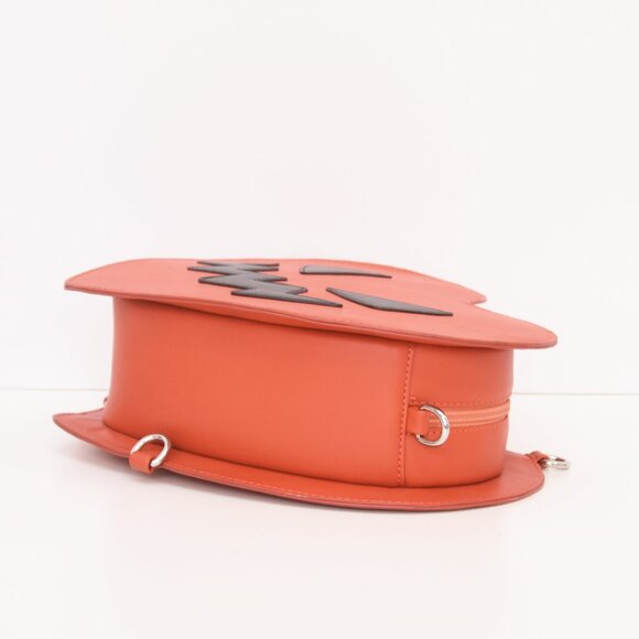 Em & Sprout Jack-O-Lantern Heart Convertible Crossbody Bag Backpack Orange NWOT - Picture 9 of 16